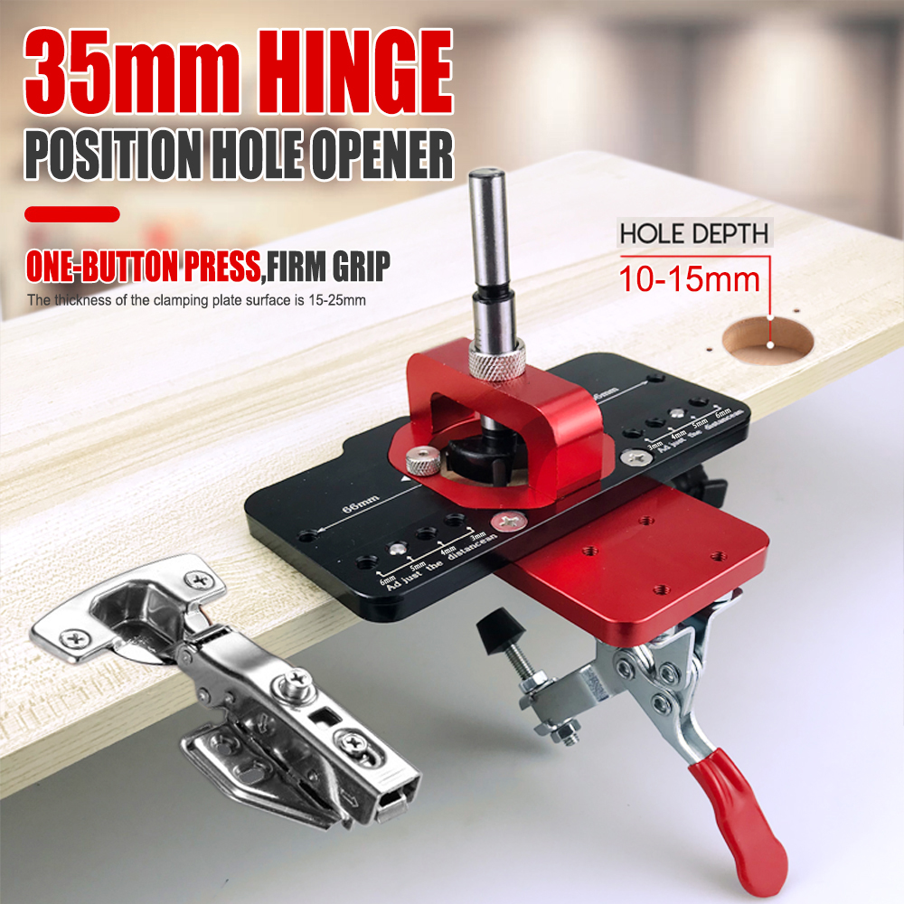 Pocket Hole Jig - 35mm Concealed Door Hinge Jig Accurate