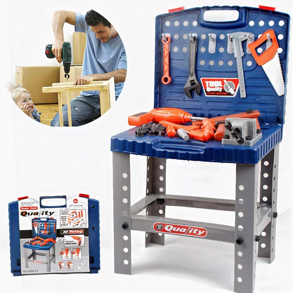 Kids Toy Tool Workbench with R – обзор и цена Tools Workshop For Kids