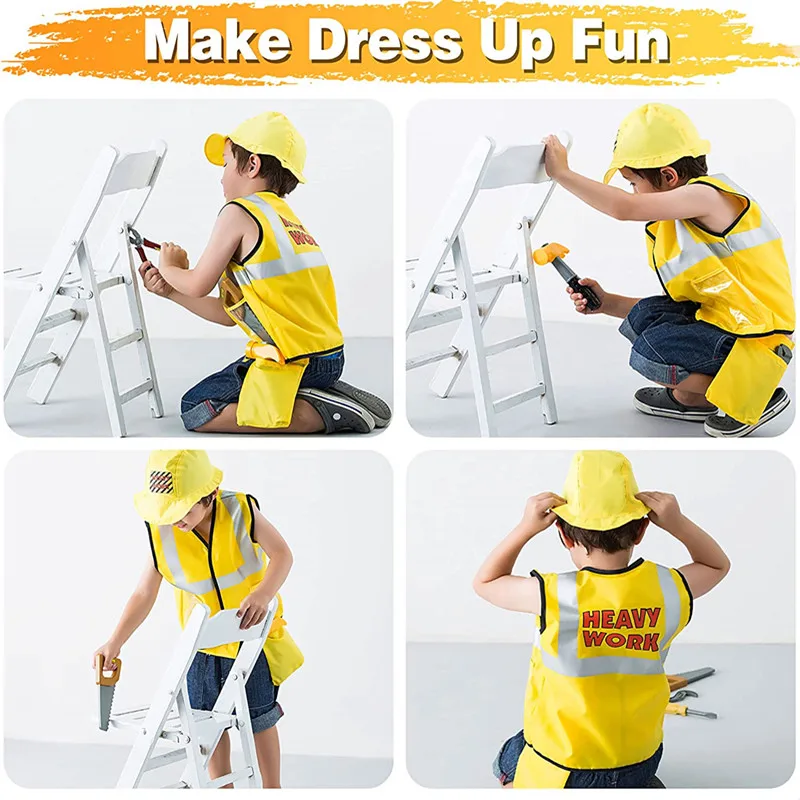 3-6Y Kids Construction Worker  – обзор и цена Tools Workshop For Kids
