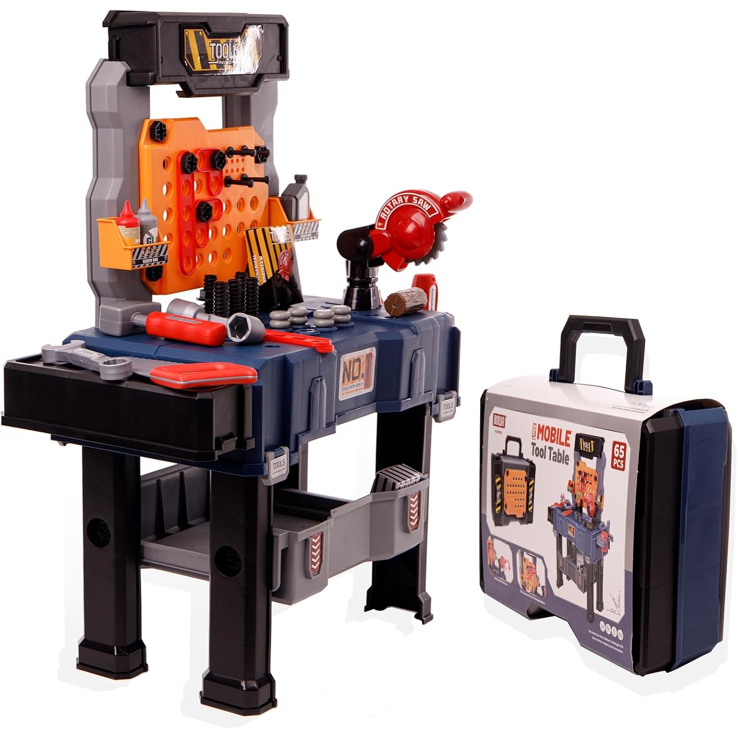 65PCS Kids Tool Bench Set Pret – обзор и цена Tools Workshop For Kids