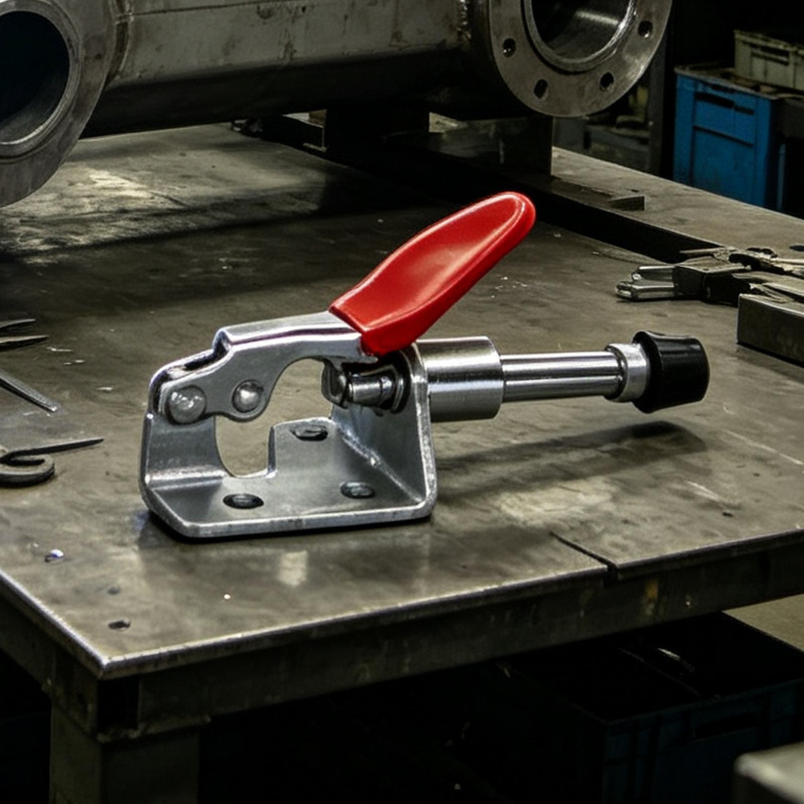 Horizontal Toggle Clamp 45kg H – обзор и цена Tools For Metal Workshop