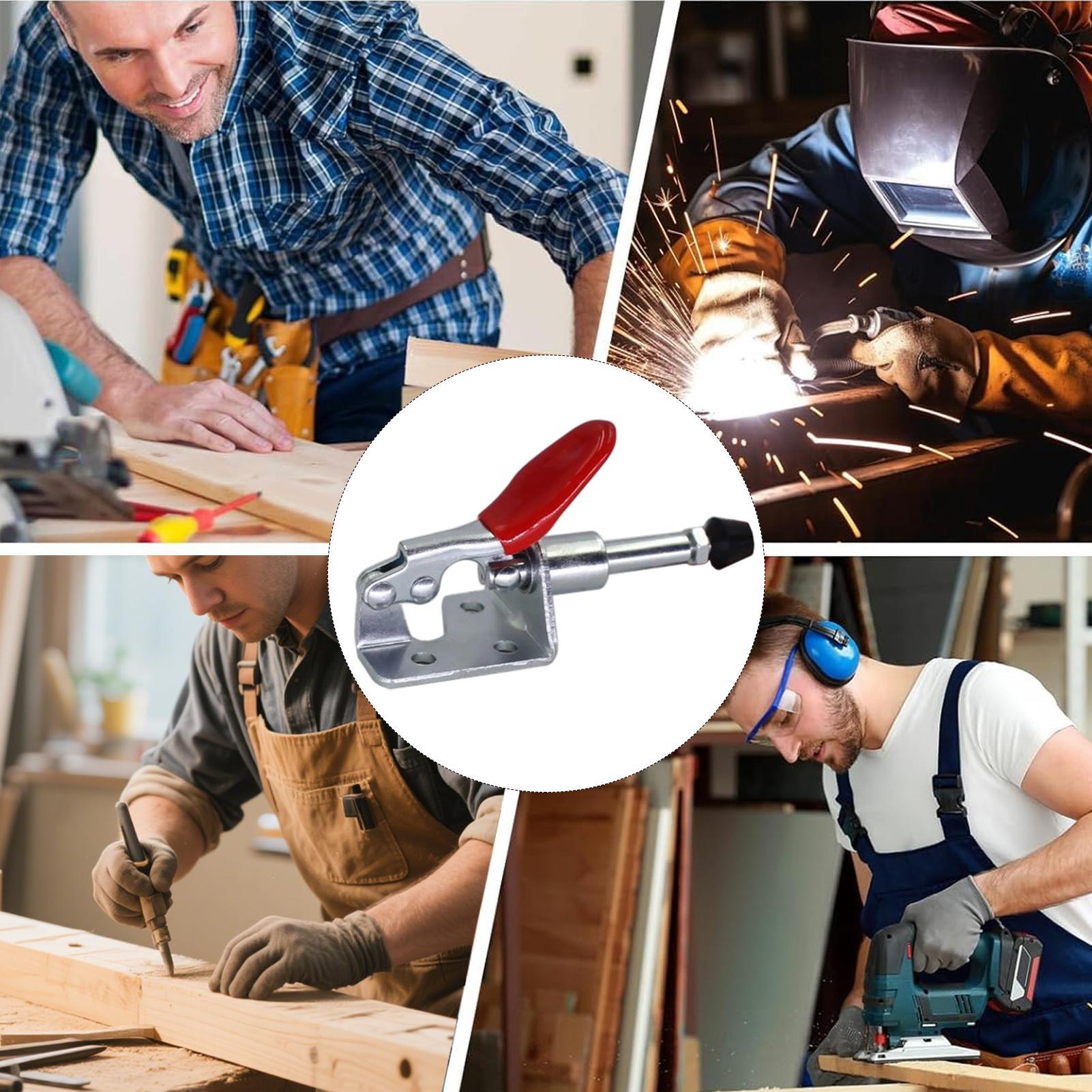 Horizontal Toggle Clamp 45kg H – обзор и цена Tools For Metal Workshop