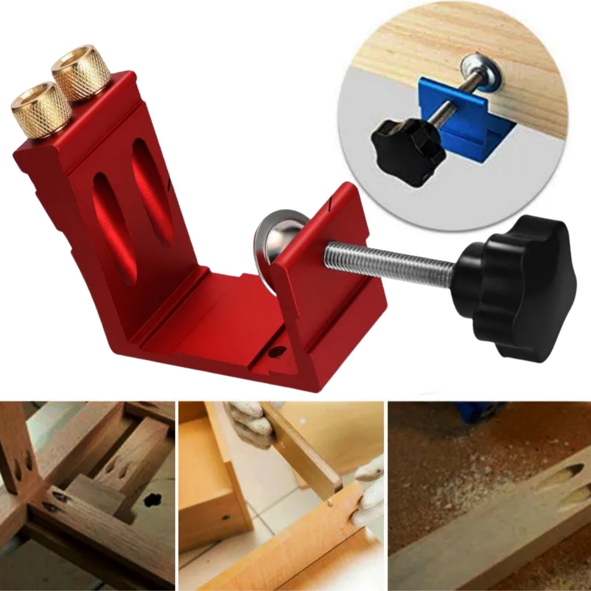 1 Set Pocket Hole Jig for Wood – обзор и цена Pocket Hole Jig