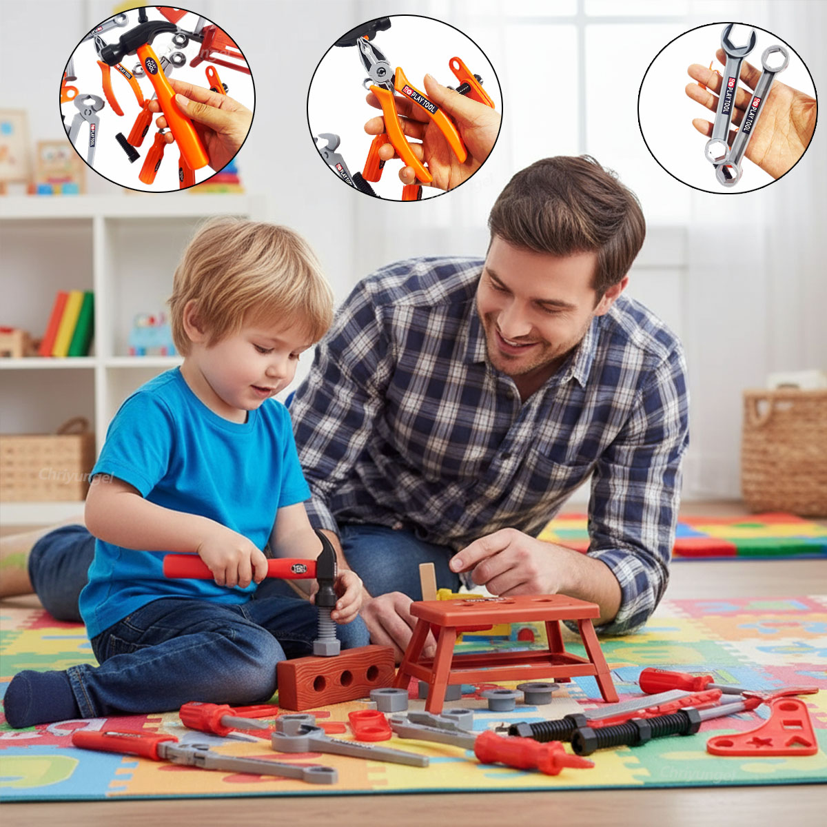 38/41 PCS Pretend Tools Kit Ki – обзор и цена Tools Workshop For Kids