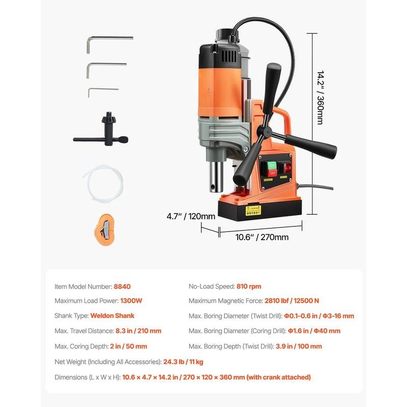 Magnetic Core Drill Press 1.6  – обзор и цена Tools For Fabrication Workshop