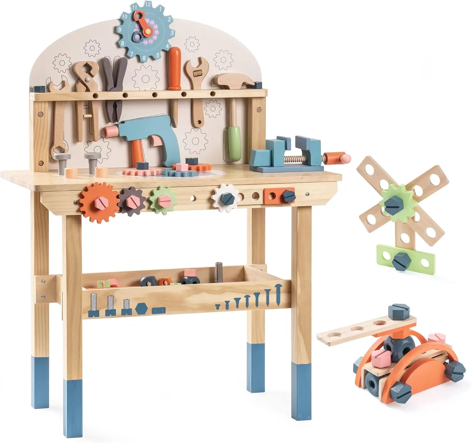 Robotime Robud Kids Tool Bench – обзор и цена Tools Workshop For Kids