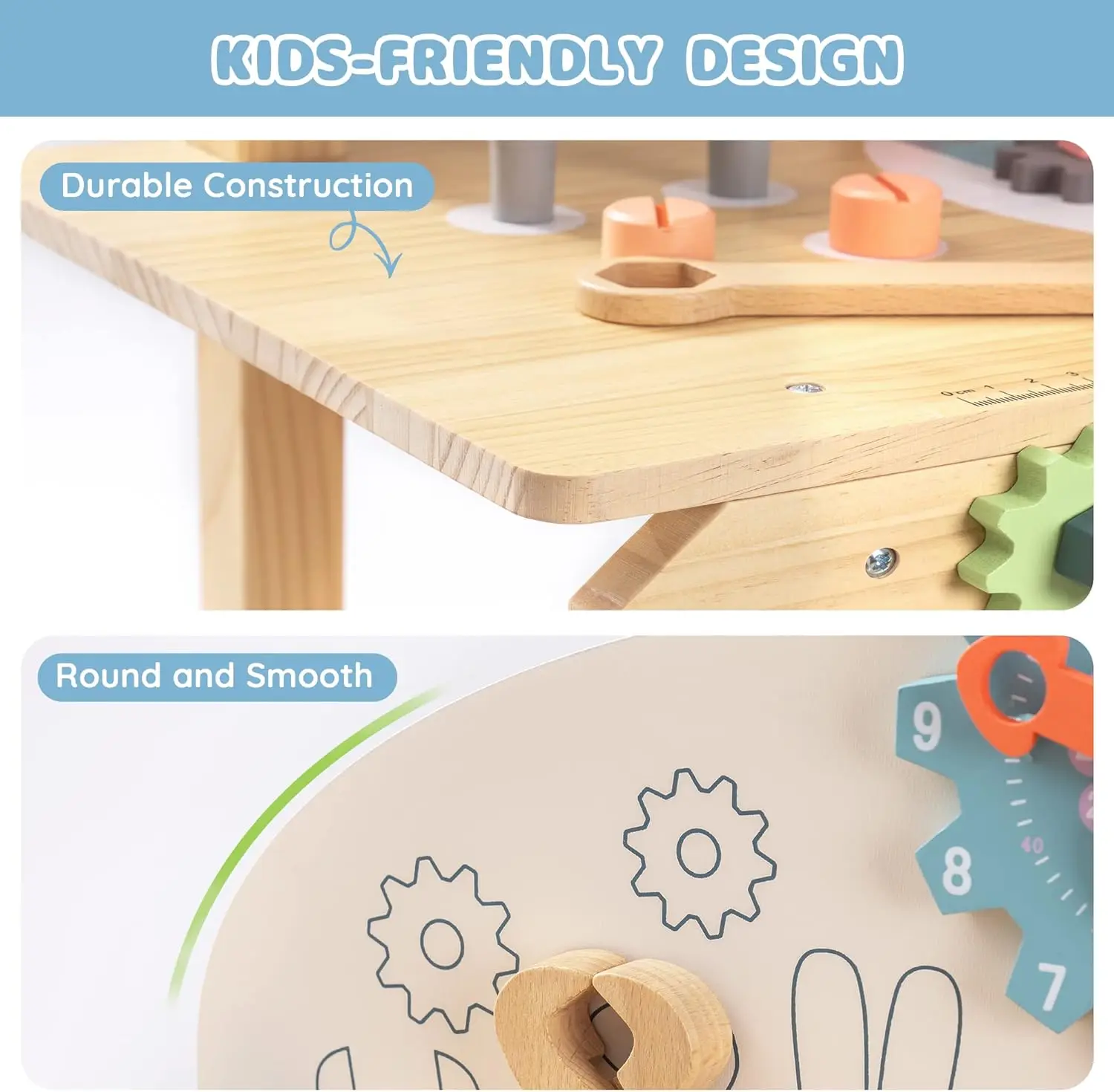 Robotime Robud Kids Tool Bench – обзор и цена Tools Workshop For Kids