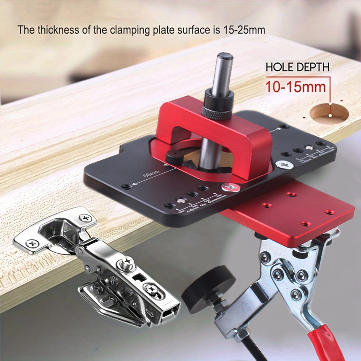 35mm Concealed Door Hinge Jig  – обзор и цена Pocket Hole Jig