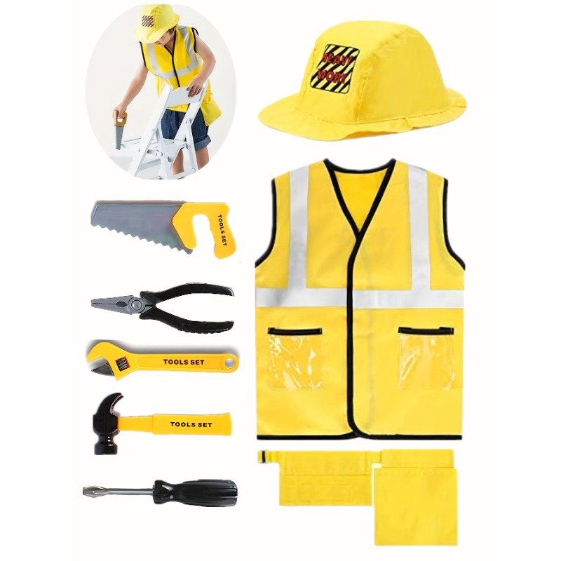 Toddler Construction Worker Ve – обзор и цена Tools Workshop For Kids